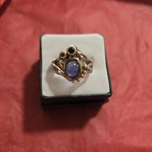 Gold and Purple Women's Ring